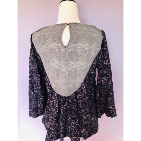 Anthropologie Akemi & Kin Marcella lace up top - Picture 3 of 6